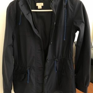 Jcrew navy windbreaker